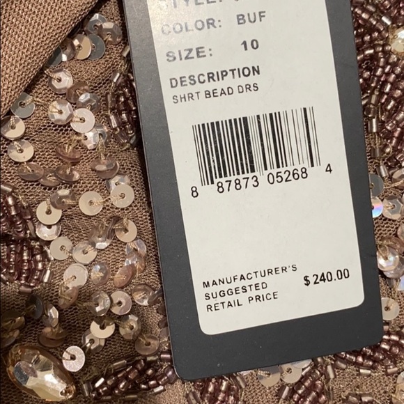 Adrianna Papell sequins and beaded sleeveless dress - Picture 4 of 7